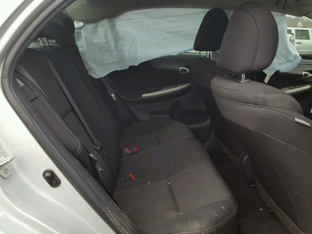 2T1BU4EE5DC017767 - 2013 TOYOTA COROLLA BA SILVER photo 6