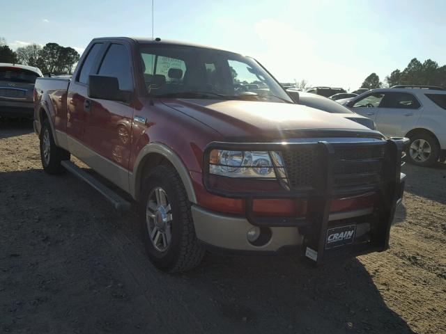 1FTPX12528FA21241 - 2008 FORD F150 RED photo 1