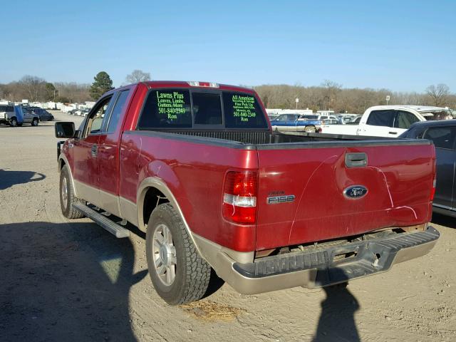 1FTPX12528FA21241 - 2008 FORD F150 RED photo 3