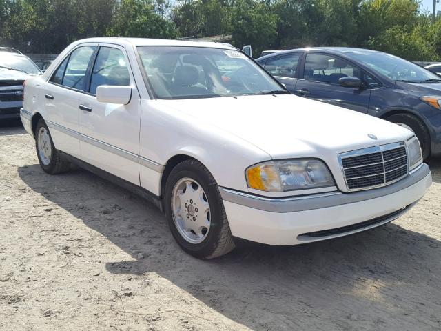 WDBHA22E9TF373641 - 1996 MERCEDES-BENZ C 220 WHITE photo 1