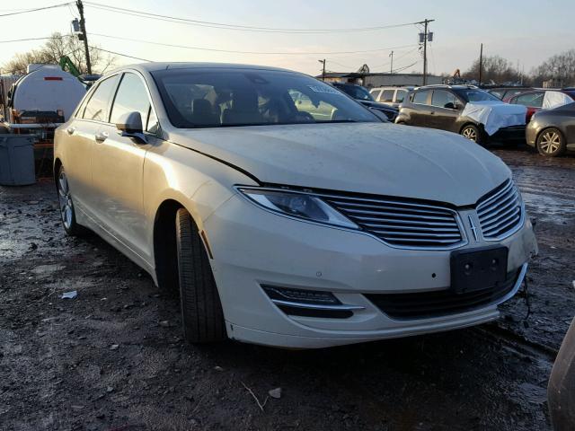 3LN6L2JK2ER812626 - 2014 LINCOLN MKZ BEIGE photo 1