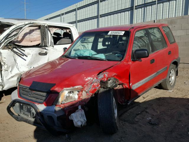 JHLRD1841XC053763 - 1999 HONDA CR-V LX RED photo 2