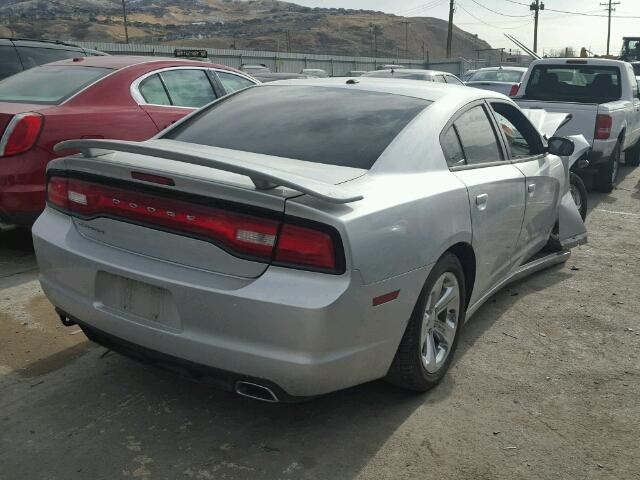 2C3CDXHG7CH184658 - 2012 DODGE CHARGER SX SILVER photo 4