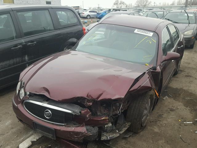 2G4WC582971206805 - 2007 BUICK LACROSSE C BURGUNDY photo 2