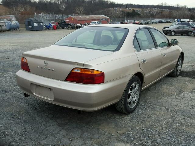 19UUA5667YA040963 - 2000 ACURA 3.2TL GOLD photo 4