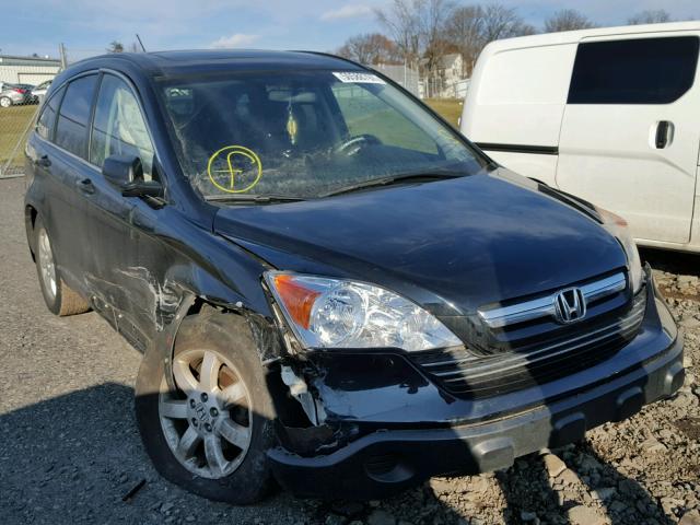 JHLRE48537C069955 - 2007 HONDA CR-V EX BLACK photo 1