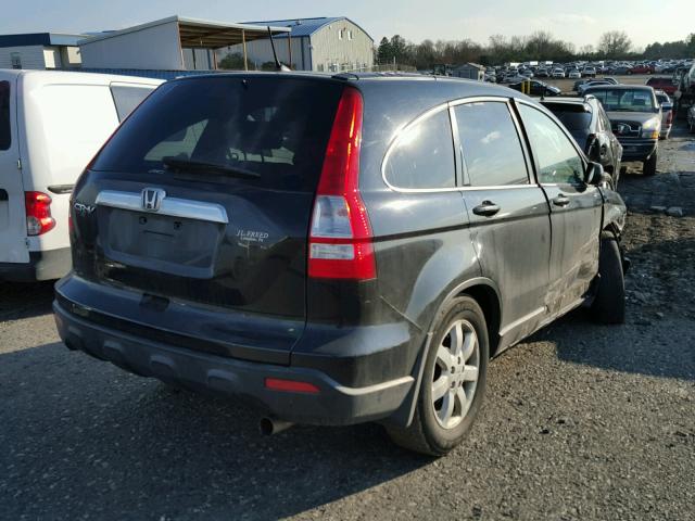 JHLRE48537C069955 - 2007 HONDA CR-V EX BLACK photo 4