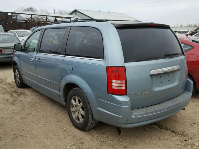 2A8HR54P18R821468 - 2008 CHRYSLER TOWN & COU BLUE photo 3