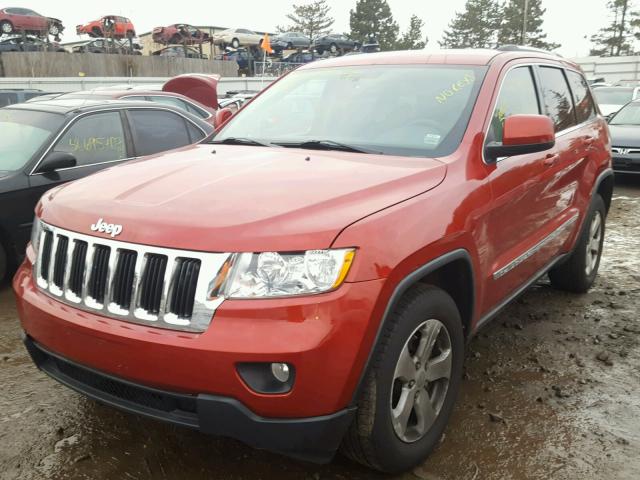 1J4RS4GG5BC517060 - 2011 JEEP GRAND CHER RED photo 2