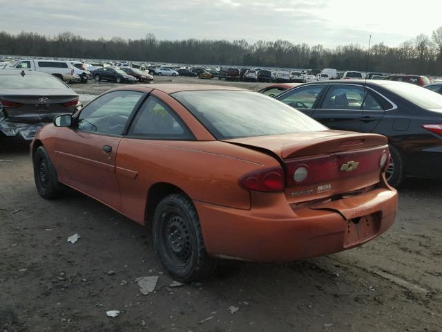 1G1JC12F947238048 - 2004 CHEVROLET CAVALIER ORANGE photo 3