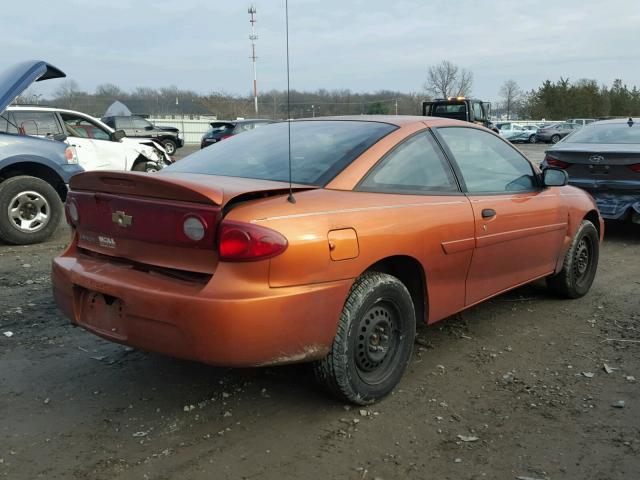 1G1JC12F947238048 - 2004 CHEVROLET CAVALIER ORANGE photo 4