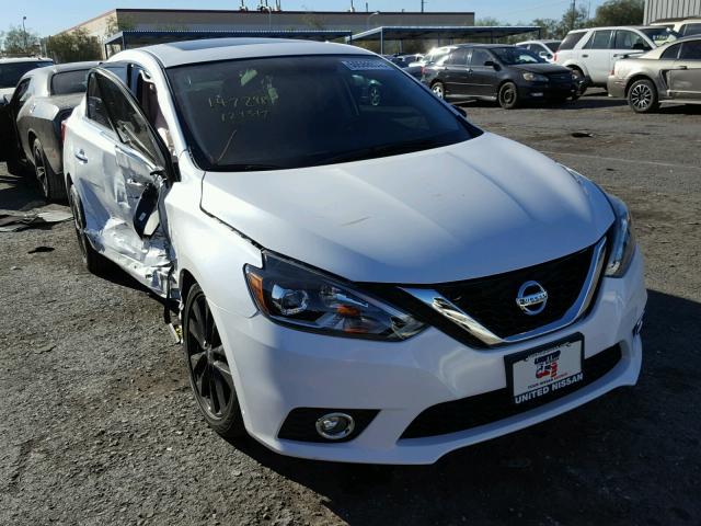 3N1CB7AP0HY300525 - 2017 NISSAN SENTRA SR WHITE photo 1