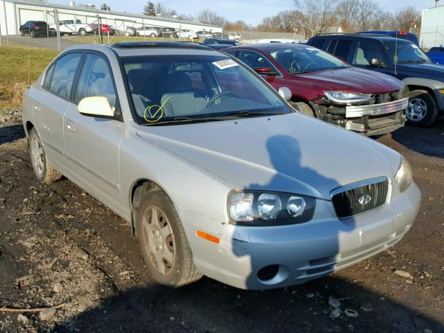 KMHDN45D72U274891 - 2002 HYUNDAI ELANTRA GL SILVER photo 1