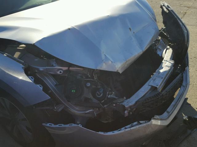 1HGCR2F32FA029407 - 2015 HONDA ACCORD LX SILVER photo 9