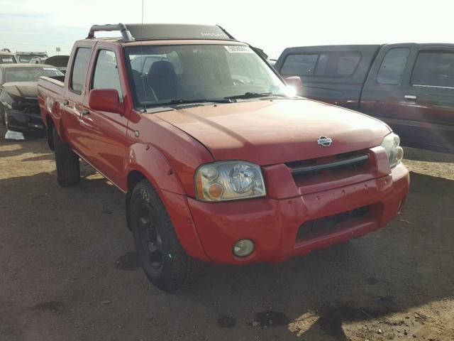 1N6ED27Y91C308184 - 2001 NISSAN FRONTIER C RED photo 1