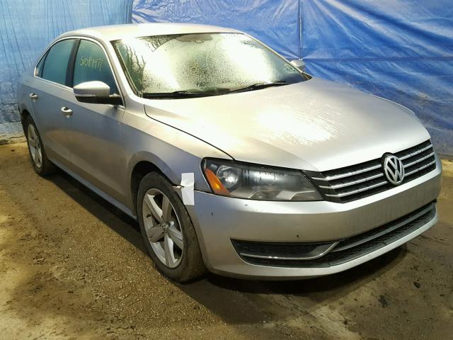 1VWBP7A34DC007900 - 2013 VOLKSWAGEN PASSAT SE SILVER photo 1