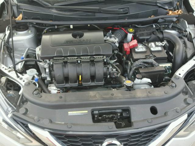 3N1AB7APXHY342207 - 2017 NISSAN SENTRA S SILVER photo 7