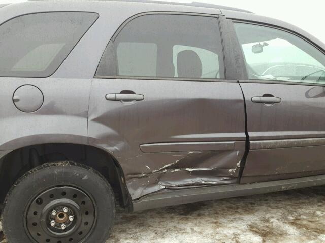 2CNDL63F976116743 - 2007 CHEVROLET EQUINOX LT GRAY photo 9