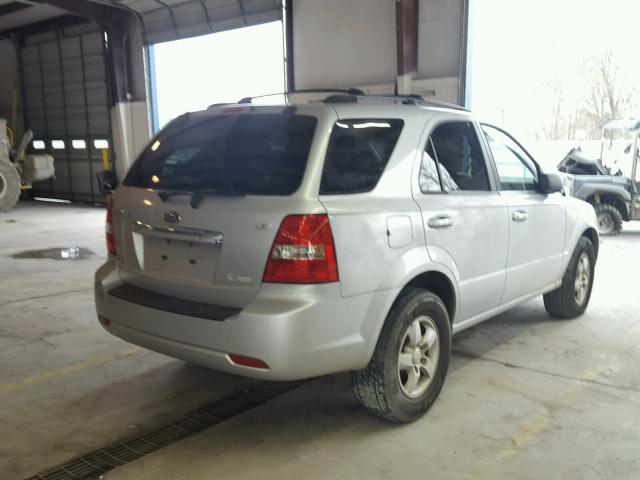 KNDJD736575703480 - 2007 KIA SORENTO EX SILVER photo 4