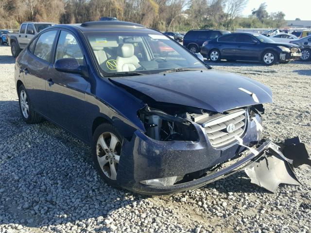 KMHDU46D09U616242 - 2009 HYUNDAI ELANTRA GL BLUE photo 1