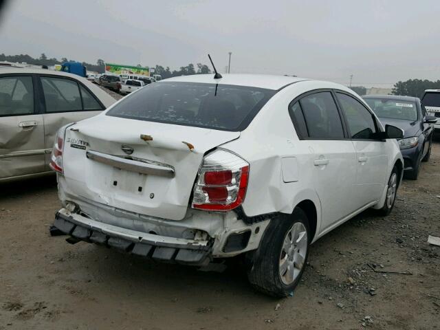 3N1AB6APXAL615885 - 2010 NISSAN SENTRA 2.0 WHITE photo 4