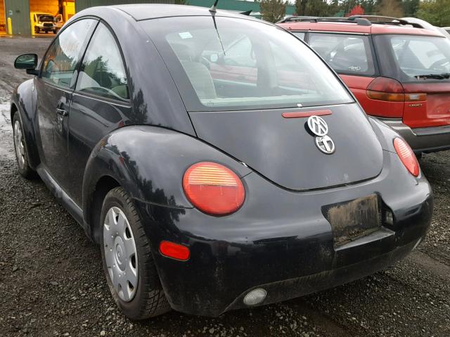 3VWBA21C4XM458865 - 1999 VOLKSWAGEN NEW BEETLE 黑色 照片 3