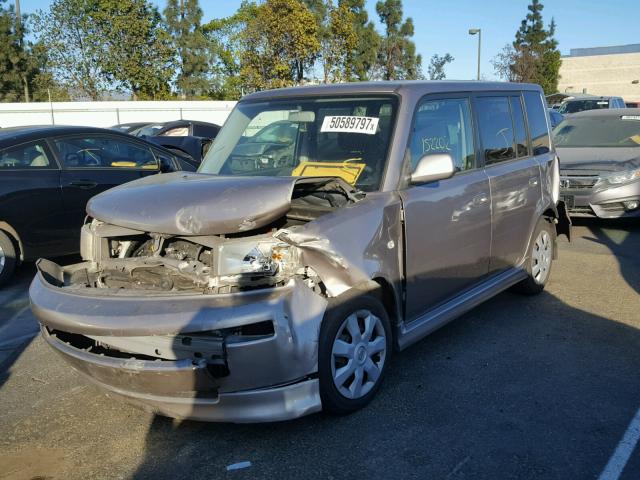 JTLKT324950210044 - 2005 TOYOTA SCION XB GRAY photo 2