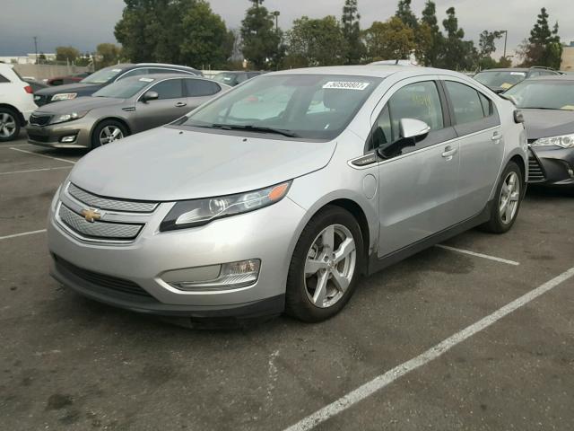 1G1RE6E45EU167003 - 2014 CHEVROLET VOLT SILVER photo 2