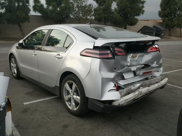 1G1RE6E45EU167003 - 2014 CHEVROLET VOLT SILVER photo 3