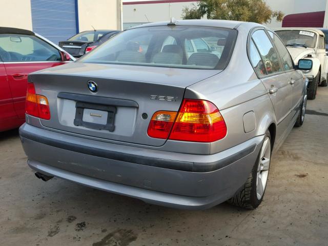 WBAET37464NJ84695 - 2004 BMW 325 I GRAY photo 4