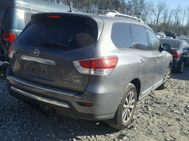 5N1AR2MM2FC635744 - 2015 NISSAN PATHFINDER GRAY photo 4