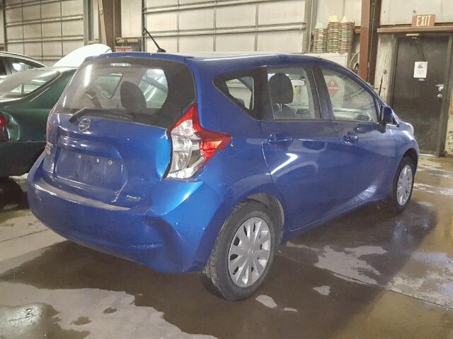 3N1CE2CPXEL410580 - 2014 NISSAN VERSA NOTE BLUE photo 4