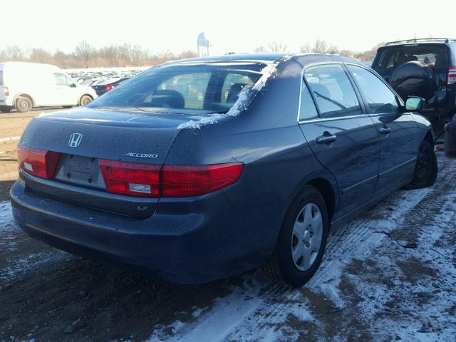 1HGCM56465A128500 - 2005 HONDA ACCORD LX GRAY photo 4