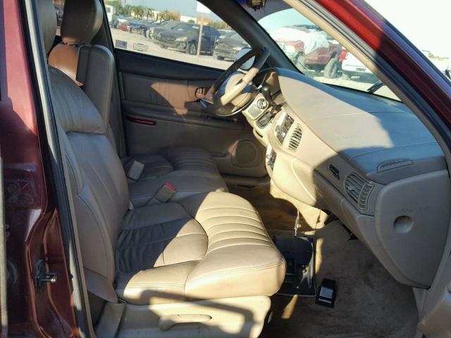 2G4WS52J211189498 - 2001 BUICK CENTURY CU BURGUNDY photo 5