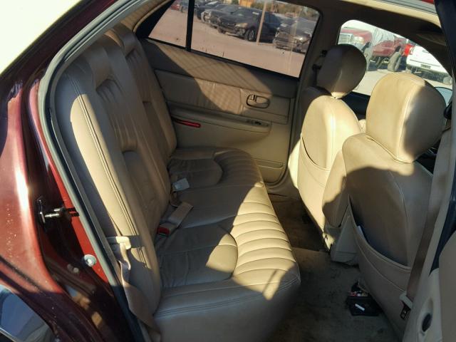 2G4WS52J211189498 - 2001 BUICK CENTURY CU BURGUNDY photo 6