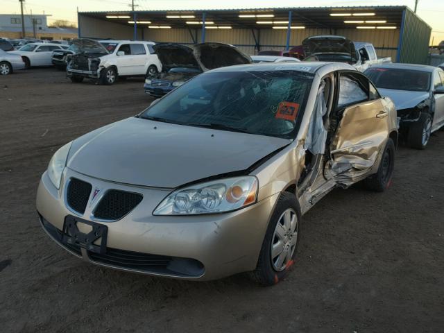 1G2ZF58B874141592 - 2007 PONTIAC G6 VALUE L BEIGE photo 2