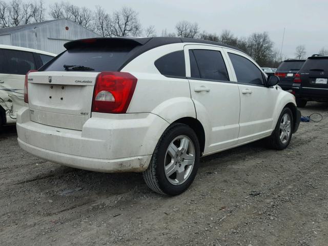 1B3HB48A39D163721 - 2009 DODGE CALIBER SX WHITE photo 4