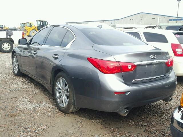 JN1CV7AP3GM201190 - 2016 INFINITI Q50 BASE Сірий фото 3