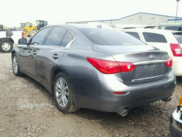 JN1CV7AP3GM201190 - 2016 INFINITI Q50 BASE GRAY photo 3