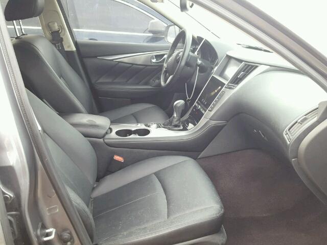 JN1CV7AP3GM201190 - 2016 INFINITI Q50 BASE Сірий фото 5