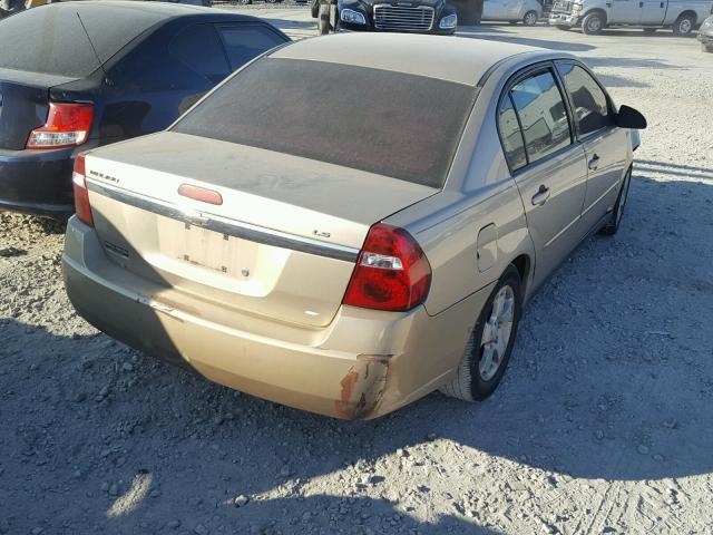 1G1ZS58F98F134787 - 2008 CHEVROLET MALIBU LS GOLD photo 4