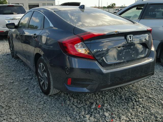19XFC2F71HE059451 - 2017 HONDA CIVIC EX ლურჯი ფოტო 3