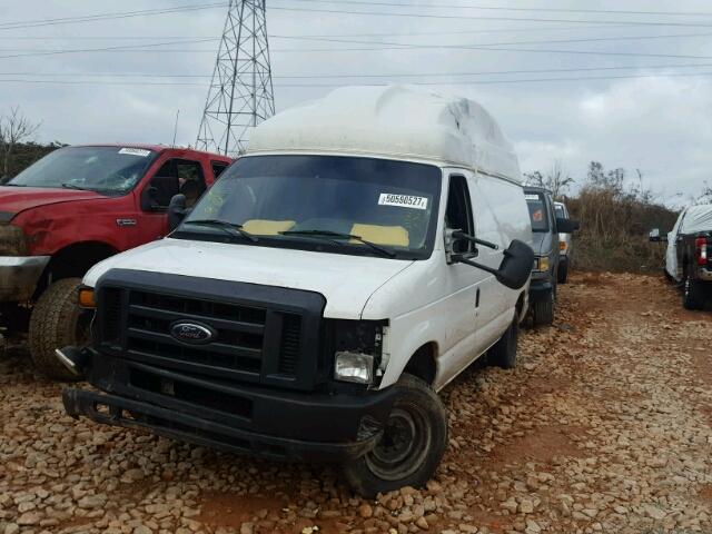 1FTNE14W79DA86697 - 2009 FORD ECONOLINE WHITE photo 2