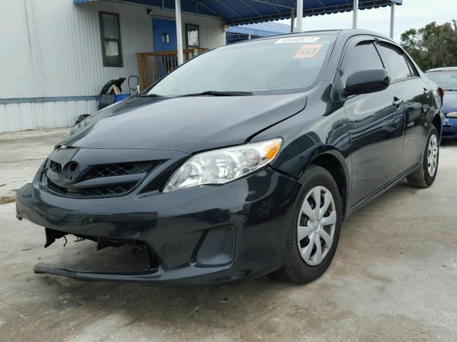 2T1BU4EE7DC101069 - 2013 TOYOTA COROLLA BA BLACK photo 2