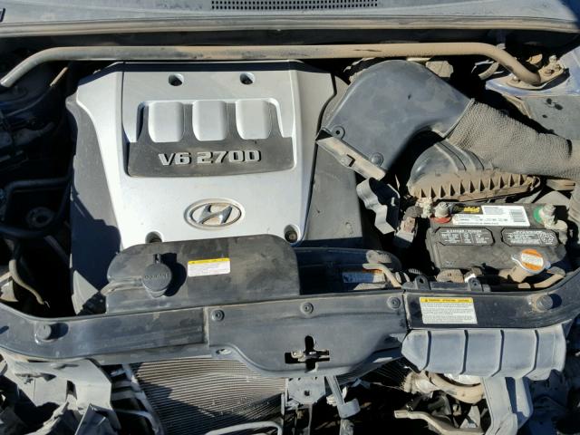 KM8JN72D95U055816 - 2005 HYUNDAI TUCSON GLS BLUE photo 7