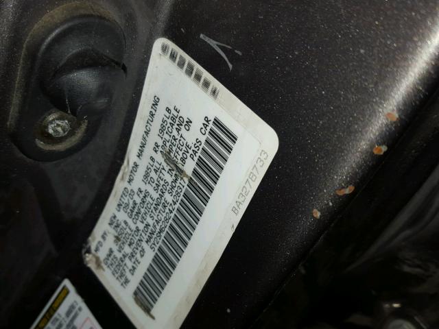 5Y2SM62824Z428317 - 2004 PONTIAC VIBE GRAY photo 10