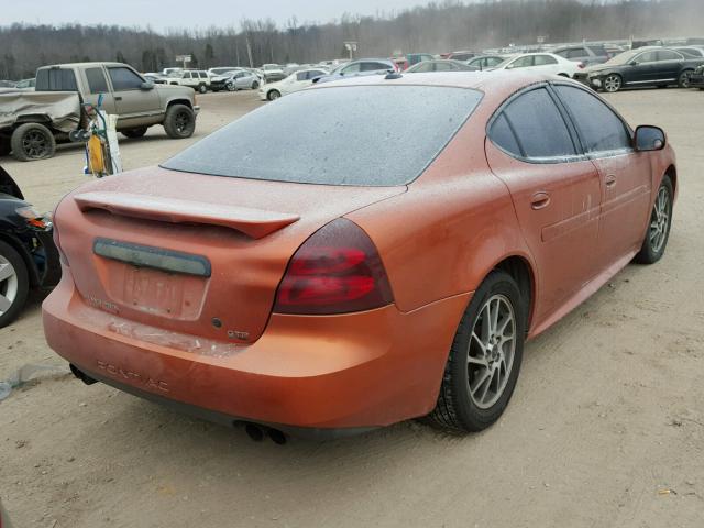 2G2WR544541310136 - 2004 PONTIAC GRAND PRIX ORANGE photo 4