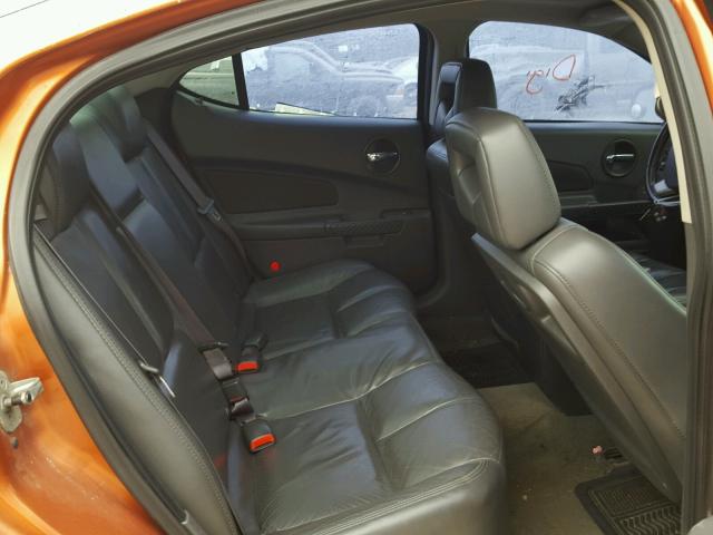 2G2WR544541310136 - 2004 PONTIAC GRAND PRIX ORANGE photo 6