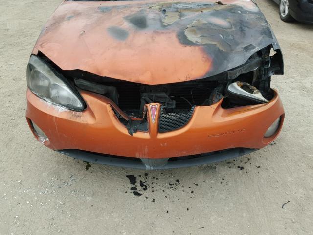 2G2WR544541310136 - 2004 PONTIAC GRAND PRIX ORANGE photo 7