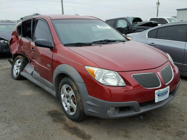 5Y2SL65848Z405500 - 2008 PONTIAC VIBE RED photo 1